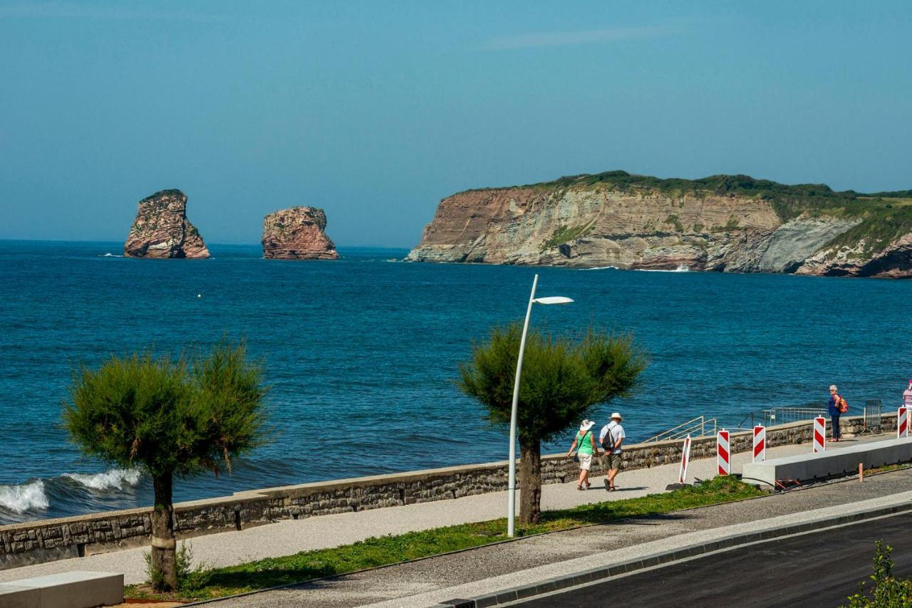 Première ligne de plage, face à la mer Hendaye Esterno foto